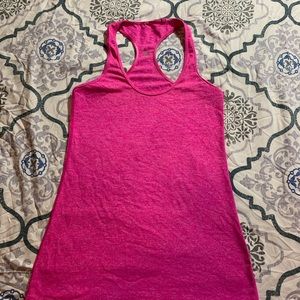 Lulu Lemon pink workout top